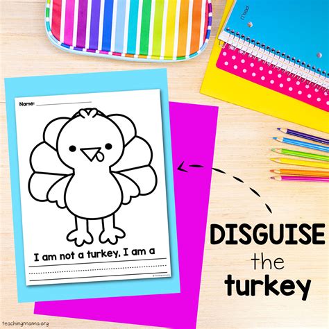 disguise the turkey printable pdf free download
