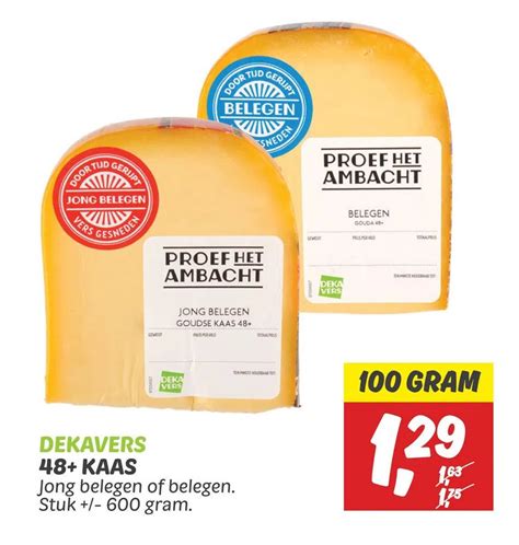 48 Kaas Aanbieding Bij Dekamarkt