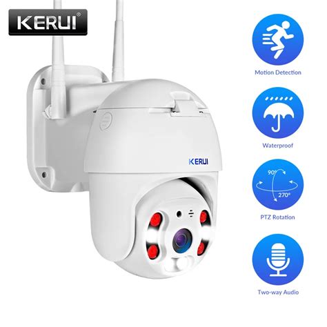 KERUI 1080P IP камера наружная Водонепроницаемая беспроводная 2MP PTZ ...