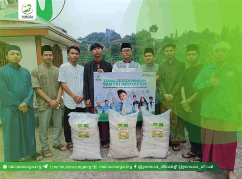 Berbagi Berkah Yamusa Distribusikan Bantuan Beras Ke Ponpes Bogor