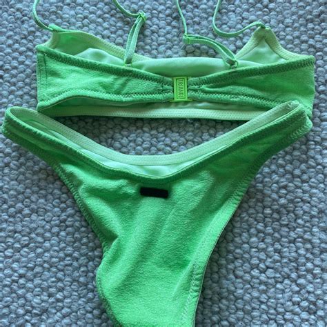 Green Triangl Bikini Both Size Xxs Perfect Depop