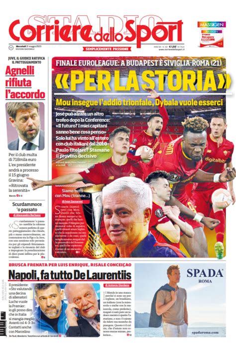 Le Prime Pagine Dei Giornali Sportivi Di Oggi 31 Maggio CalcioAtalanta