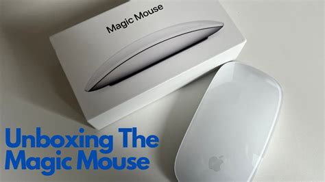 Unboxing The Brand New White Multi Touch Surface Apple Magic Mouse