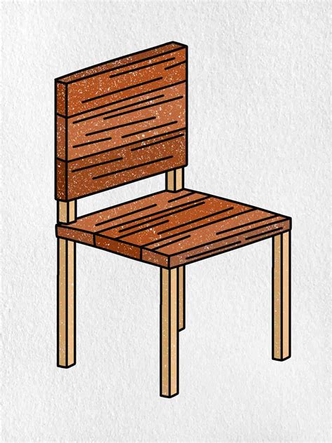 How To Draw A Chair Step By Step Easy Drawings