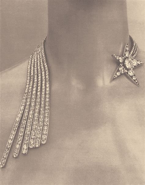 Chanel Diamond Comète Necklace Created By Mademoiselle Chanel In 1932