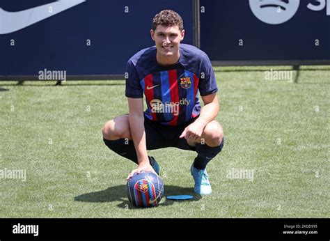 Andreas Christensen During His Presentation As A New Player Of Fc