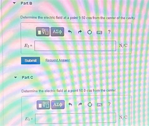 Solved Aspherical Cavity Of Radius Cm Is At The Center Chegg