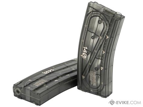 ARES 140rd Translucent M4 Mid Cap Magazine For AEG Rifles Package 5