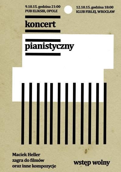 plakaty | posters - koncert