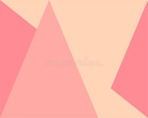 Fondo Geom Trico Abstracto Modelo Beige Rosado De La Forma Del Tri