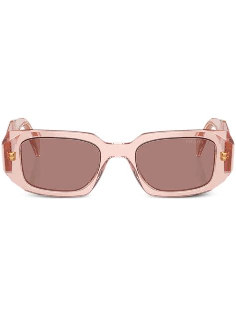 Prada Eyewear Солнцезащитные Очки Prada PR 17WS в Овальной Оправе ...