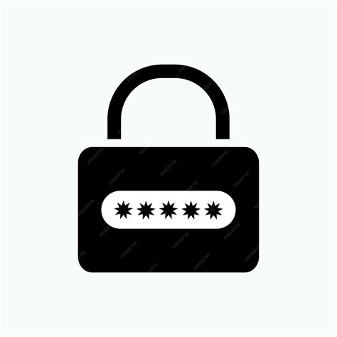 Premium Vector | Login icon padlock symbol vector