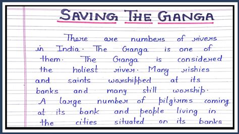 Ganga River Saving The Ganga Essay 10 Lines On River Ganga In English