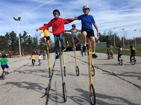 Newbury Unicyclists Head South For The Winter Geauga County Maple Leaf