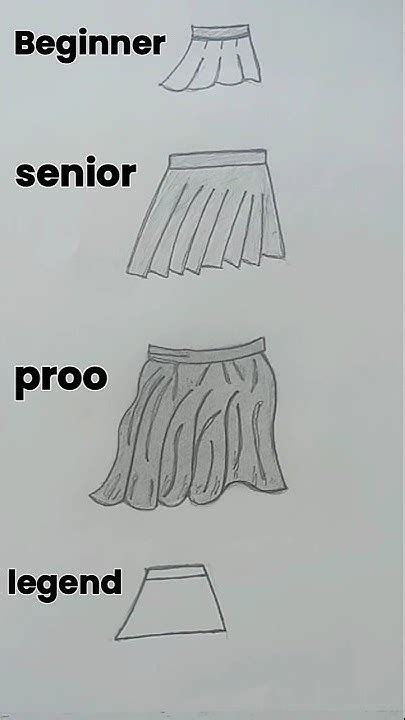 How To Draw Menggambar Rok How To Draw Easy Drawing Shorts