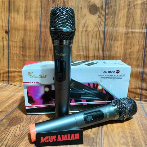 Bisa Cod Microphone Wireles Double Jl008 Lazada Indonesia