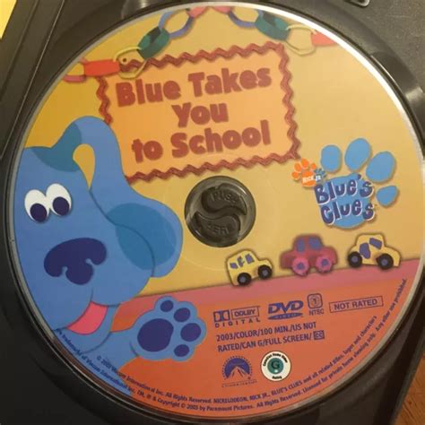 Blues Clues Blue Takes You To School Dvd 2003 269 Picclick Ca