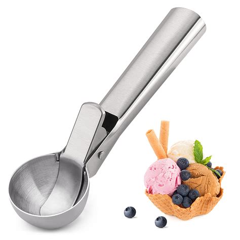 Ice Cream Scoop Stainless Steel Ice Cream Scooper Metal Ice Cream