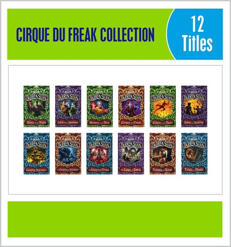 Collection Cirque Du Freak Books Laburnum House Educational