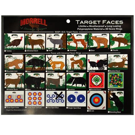 Archery Target Face Morrells Single Spot Polypropylene Target Face