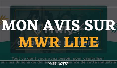 Avis Mwr Life Peut on se fier à ce MLM de voyage