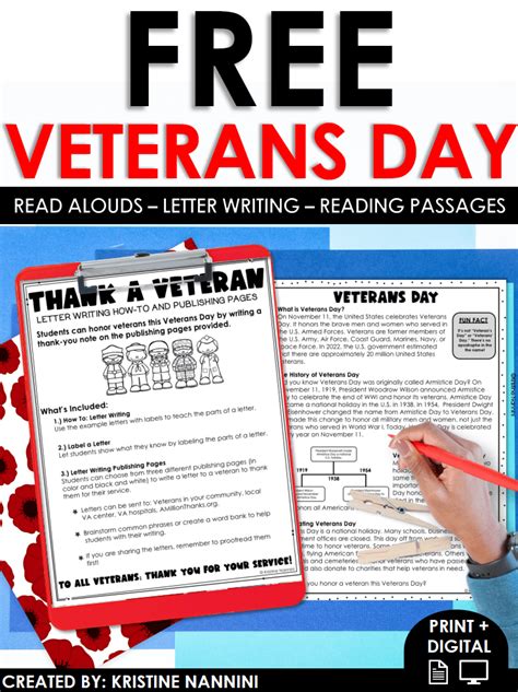 Free Veterans Day Activities - Kristine Nannini