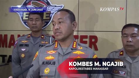 Viral Mobil Patwal Tabrak Pengendara Motor Kapolrestabes Makassar