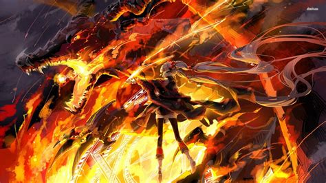 Anime Fire Dragon Wallpapers Top Free Anime Fire Dragon Backgrounds