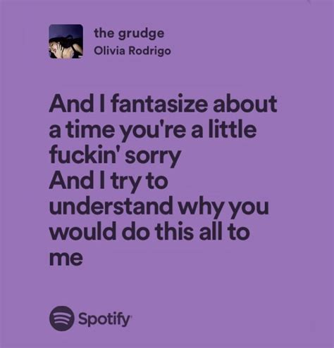 the grudge - olivia rodrigo | Just lyrics, Favorite lyrics, Olivia lyrics