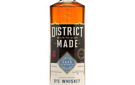 One Eight Distilling Releases District Made Single Barrel Cask Strength Rye Whiskey Craft