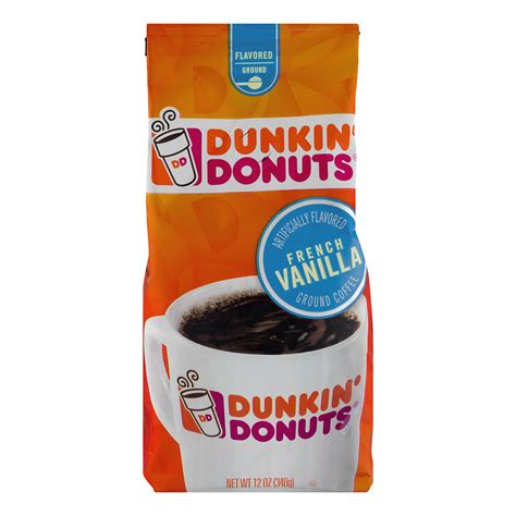 Dunkin Donuts French Vanilla Ground Coffee