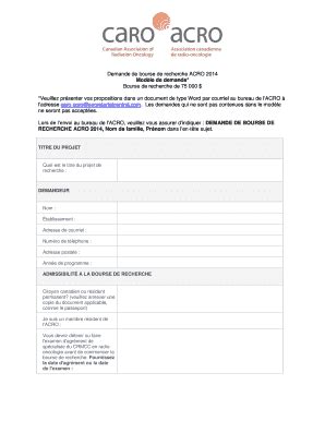 Fillable Online Modle De Demande Fax Email Print Pdffiller