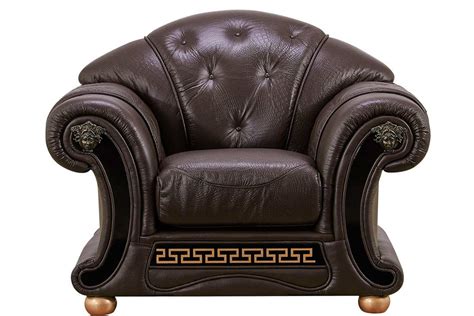 Кожаное кресло Versace, цвет 37# | Кожаная мягкая мебель, Кресла ...