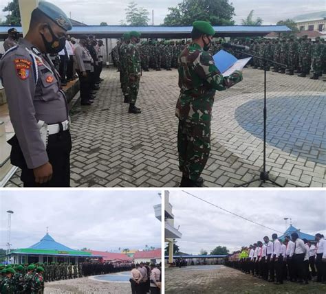 Tingkatkan Sinergitas Dan Keharmonisan Tni Polri Gelar Apel Gabungan