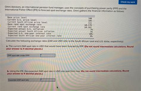 Solved Check My Work Omni Advisors An International Pension Chegg