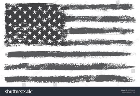 Grunge American Flagvector Flag Usa Stock Vector 627508208 - Shutterstock