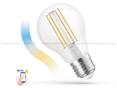 Inteligentna Ar Wka Led E Filament Spectrum Smart Gls W Cog V