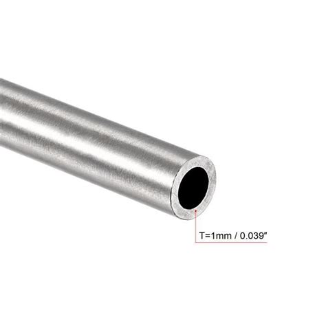 Tuyau Tube Acier inoxydable 304 SOURCING MAP 6mm Diamètre extérieur 1mm