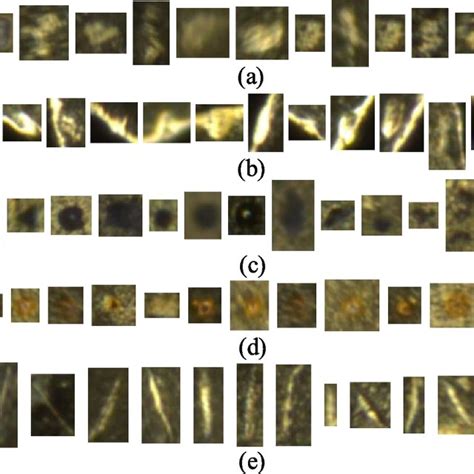 Sample Of Six Typical Metal Surface Defects Af Indicates The Defect