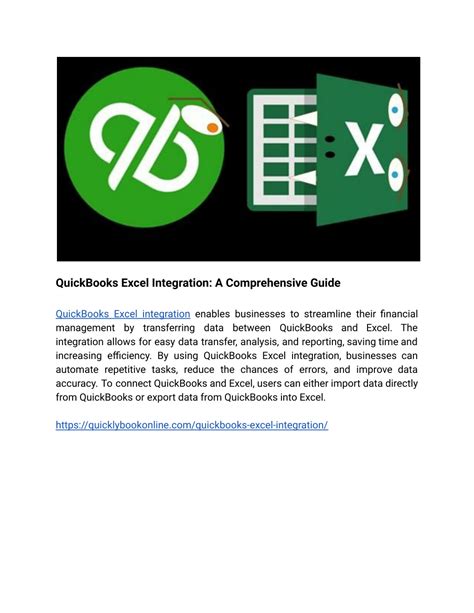 PPT QuickBooks Excel Integration A Comprehensive Guide PowerPoint