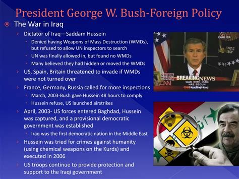 Ppt Presidents Foreign And Domestic Policies Powerpoint Presentation