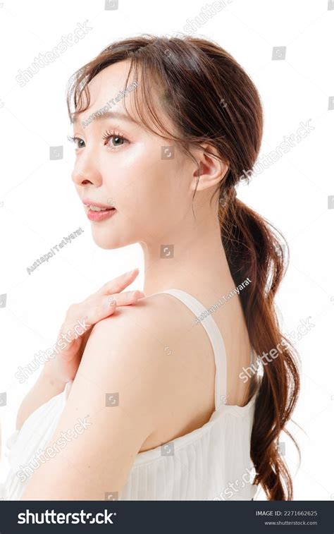 Female Asian Model Naked Shoulders Stock Photos 2 120 Images Shutterstock