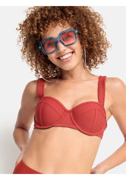 LSCN by LASCANA Bügel Bikini Top Gina rostrot Cup C 36