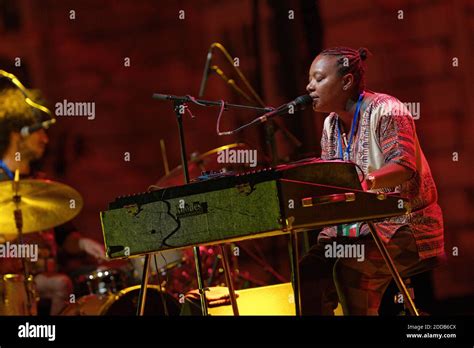 US singer and songwriter Meshell Ndegeocello performs live during ...