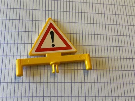 PLAYMOBIL 30633170 PANNEAU Signalisation Danger EUR 1 00 PicClick FR