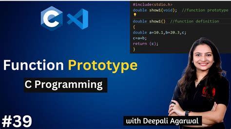 Function Prototype In C Programming Function Declaration Vs Function