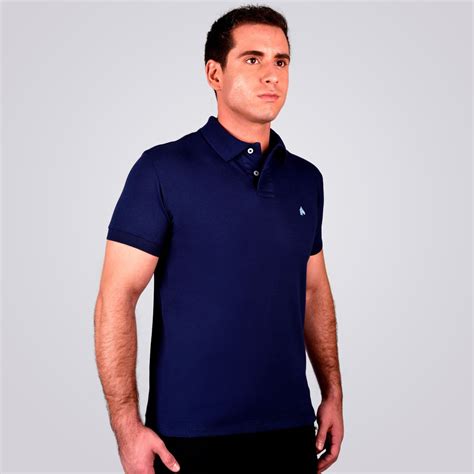 Camisa Polo Bf Conforto Azul Marinho Bf Ms