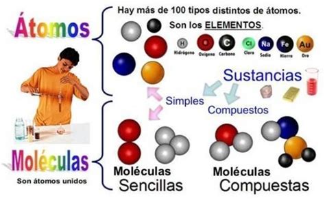 Diferencias Entre átomo Y Molécula ¡fácil Para Estudiar Atomo