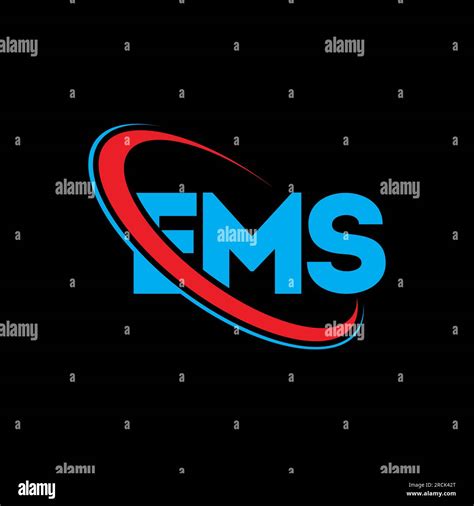 Ems Logo Ems Letter Ems Letter Logo Design Initials Ems Logo Linked