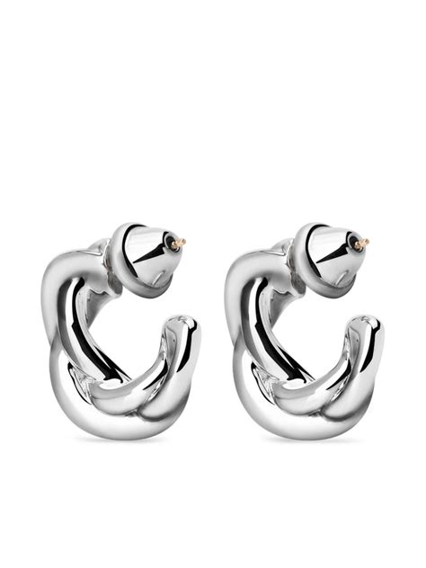 Tane M Xico Braided Earrings Silver Farfetch